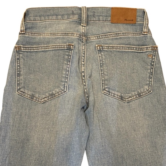 SALE! Madewell Jeans 24P MidRise Perfect Vintage Blue Denim Alderton Wash Petite - Picture 6 of 16